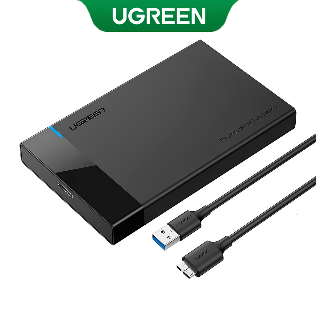 UGREEN Gabinete Externo para Disco Rígido de  2.5 pol. Preto