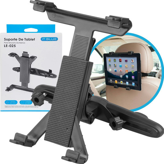Suporte Para Encosto De Cabeça Veicular Tablet Até 11Polegadas LE-025