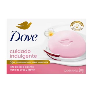 Sabonete em Barra Dove Cuidado Indulgente Leite de Côco e Jasmin 90g em Oferta na Shopee