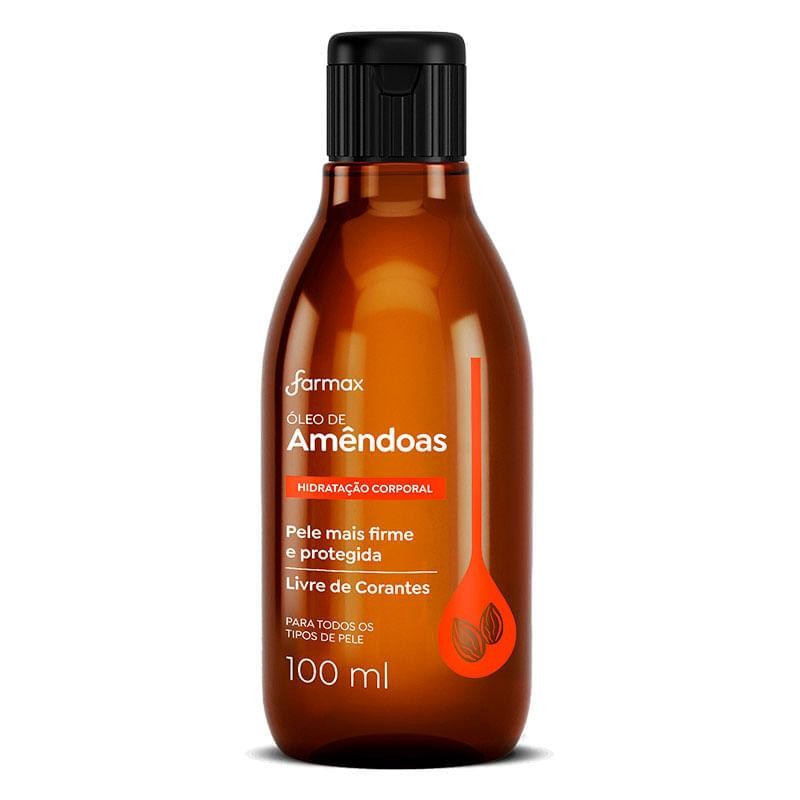 Óleo Hidratante Corporal Farmax Amêndoas 100ml em Oferta na Shopee