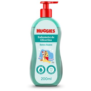 Sabonete Líquido Huggies Extra Suave 200ml em Oferta na Shopee