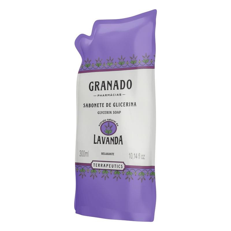 Refil Sabonete Líquido Granado Lavanda 300ml em Oferta na Shopee