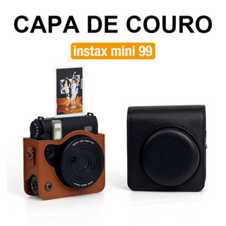 [Film Lab] Capa De Couro Instax Mini 99 Bolsa Para Câmera Instantânea Capa Protetora Com Alça CAA49 em Oferta na Shopee