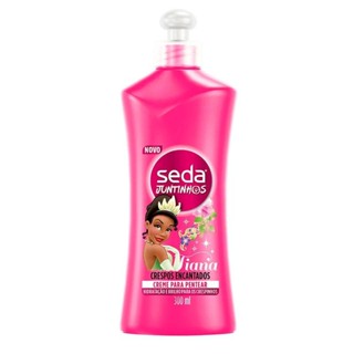 Creme Para Pentear Seda Juntinhos Crespos Encantados 300ml em Oferta na Shopee