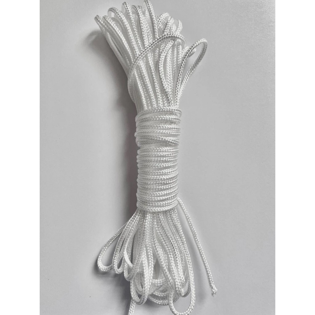Corda Varal 3mm Resistente 30 ou 21 ou 15 Metros Trançada Polipropileno em Oferta na Shopee
