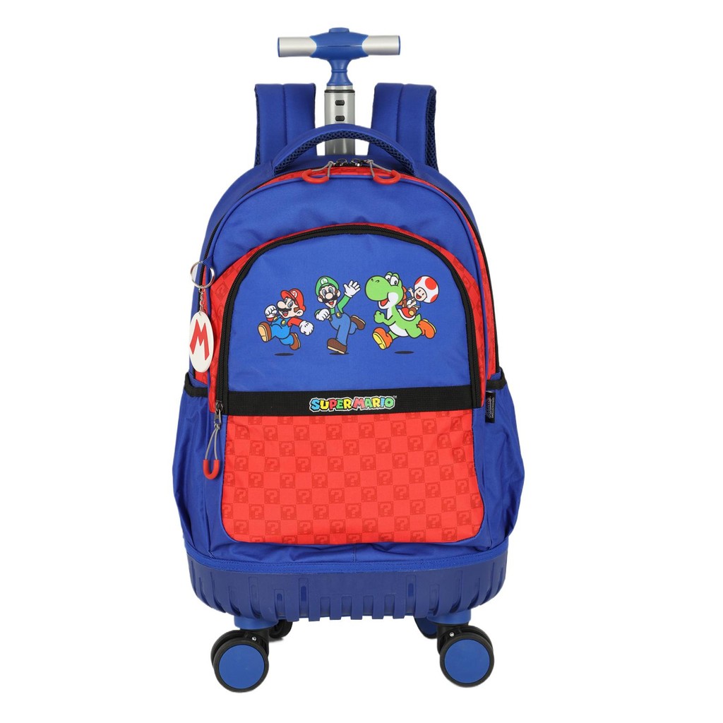 Mochila com Rodas Notebook Mario Bross - Men Bags