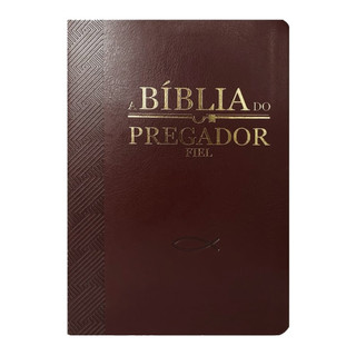 Bíblia do Pregador Fiel | Full Color | ARC | Capa Luxo V/nho em Oferta na Shopee