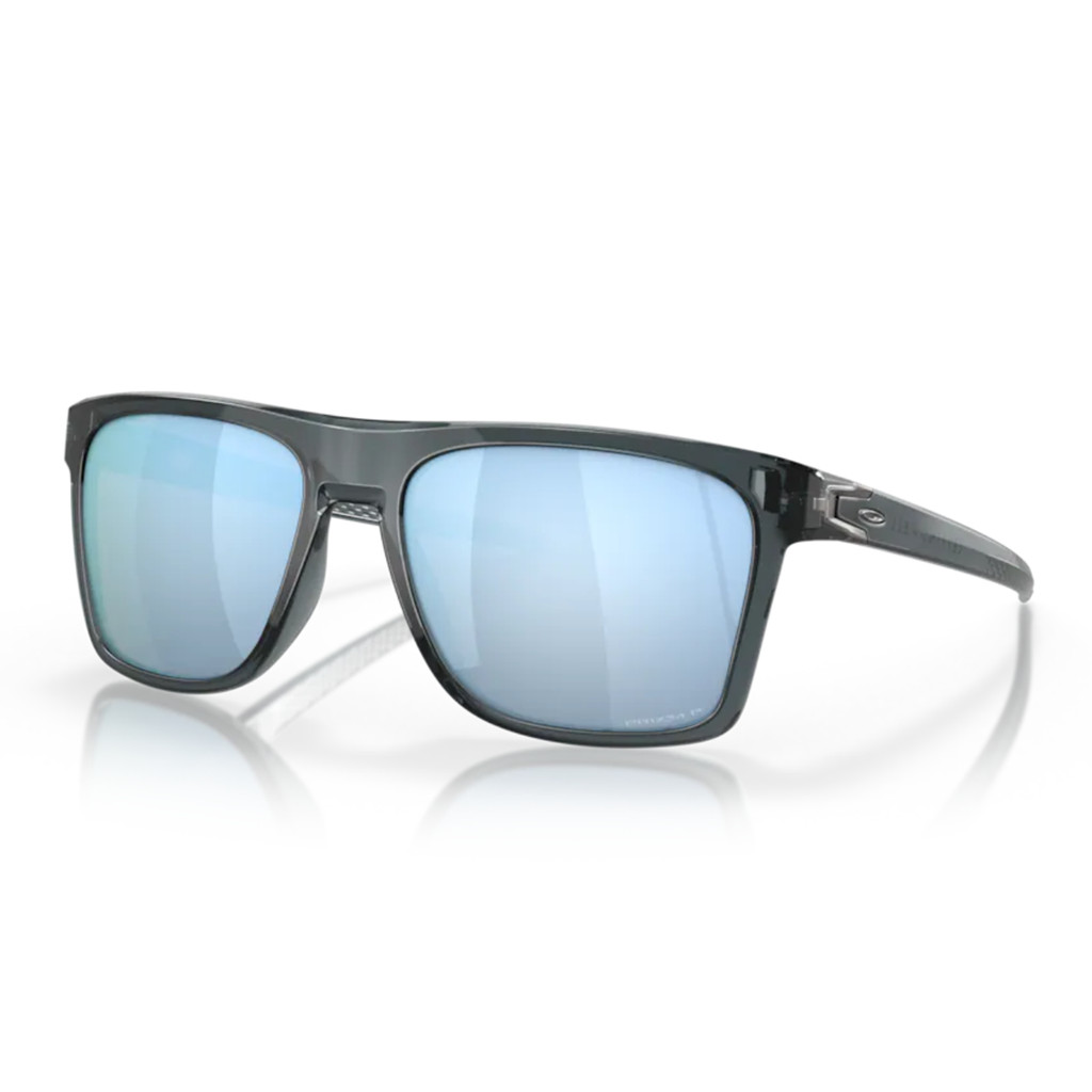Óculos Oakley Leffingwell Crystal Black Prizma Deep Water Polarizado