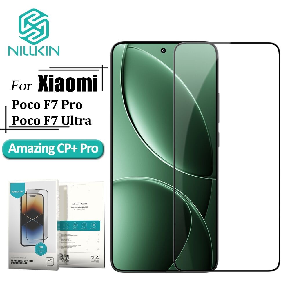 NILLKIN CP + Pro Vidro Temperado Para Poco F7 Pro / Poco F7 Ultra 9H Protetor De Tela Anti Explosão em Oferta na Shopee
