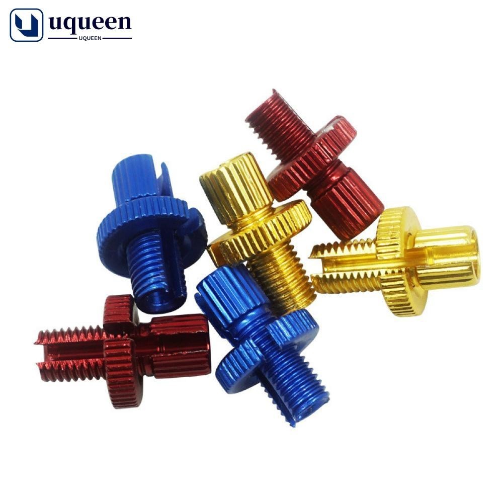 UQUEEN 2Pcs Universal Motocicleta Alumínio M10 Parafusos Ajustadores De Cabo De Embreagem I8U7