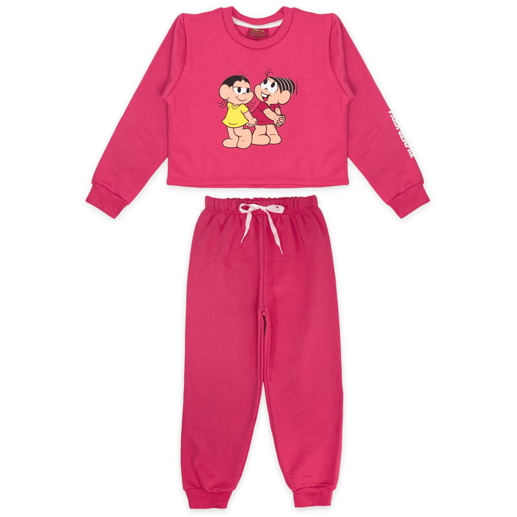 Conjunto Feminino Infantil Besties - Turma da Mônica - Baby & Kids Fashion