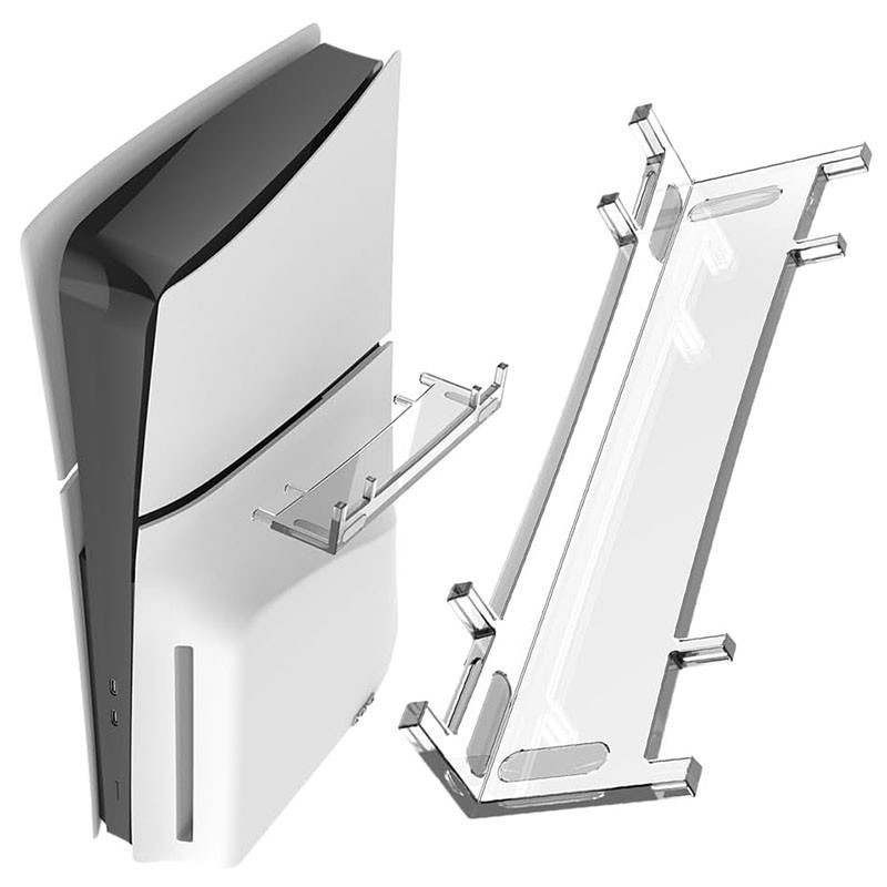 Suporte De Horizontal Transparente De Console Para PS5 Slim Disc & Digital Edition Base PS5 Acessórios