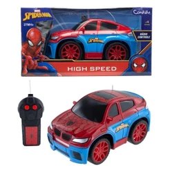 HIGH SPEED - VEÍCULO RC HOMEM ARANHA 3 FUNÇÕES (VERMELHO)