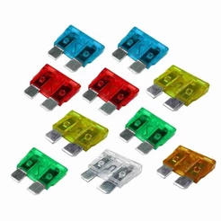 KIT 5 FUSIVEL LAMINA KIT DE EMERGENCIA - 10 PCS BLISTER
