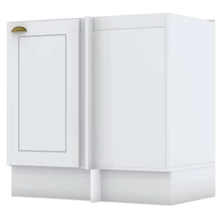 Armário de Cozinha Canto Reto Nova York 1 Porta 1 Prateleira Branco Hp - Henn