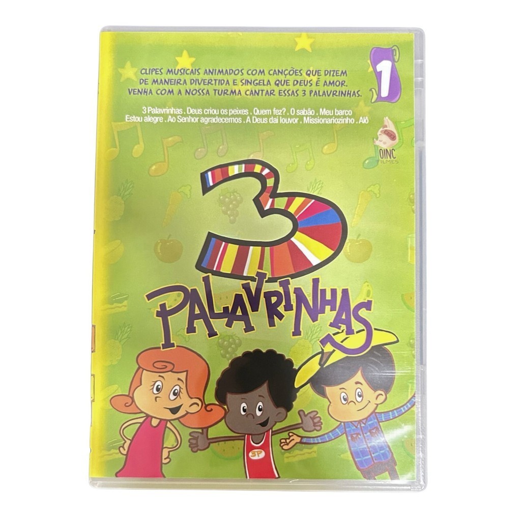 Dvd 3 Palavrinhas Volume 1: Onde Comprar | BuscaProdutos