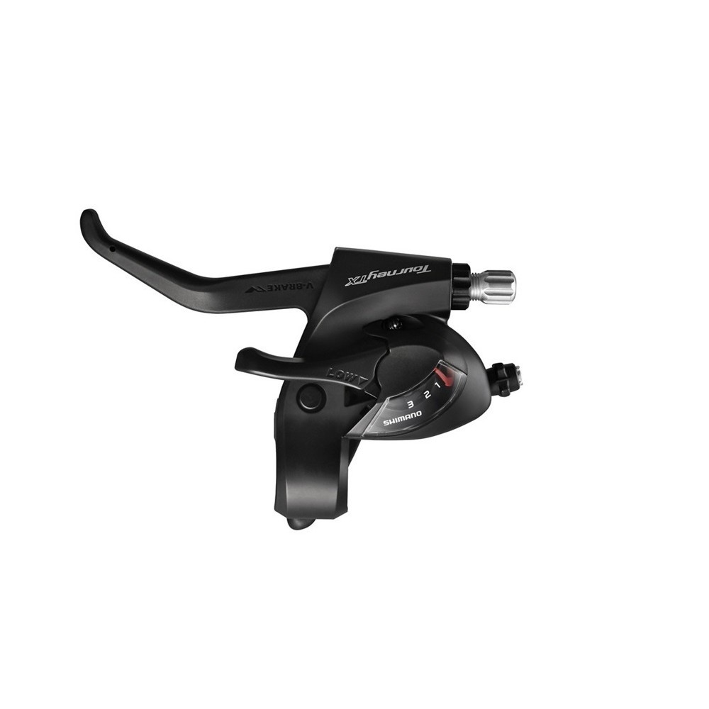 ALAVANCA CÂMBIO/FREIO SHIMANO TOURNEY TX ST-TX800 V-BRAKE OU DISCO MECÂNICO DIANTEIRO ESQUERDO - 3V em Oferta na Shopee