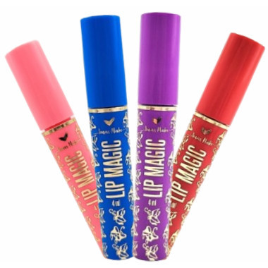 Lip Magic Batom Mágico 24 Horas Liquido Que Muda De Cor Nos Lábios Colorido