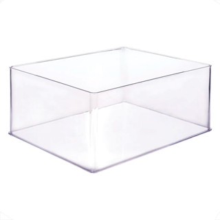 Caixa Organizadora Multiuso Encaixa 36X29X15CM - Cristal em Oferta na Shopee
