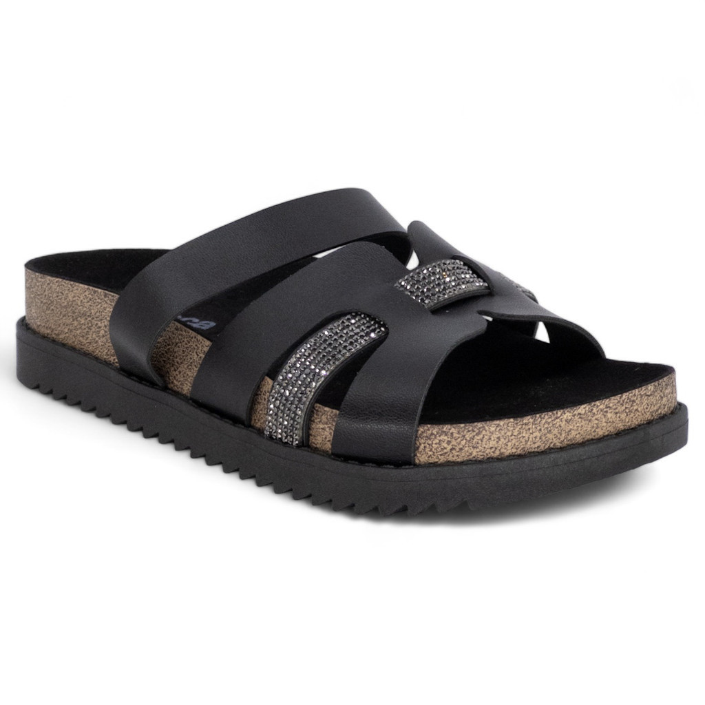 Sandalia Papete Moleca Birken Tratorada Feminina Tiras Macia Original - Women Shoes