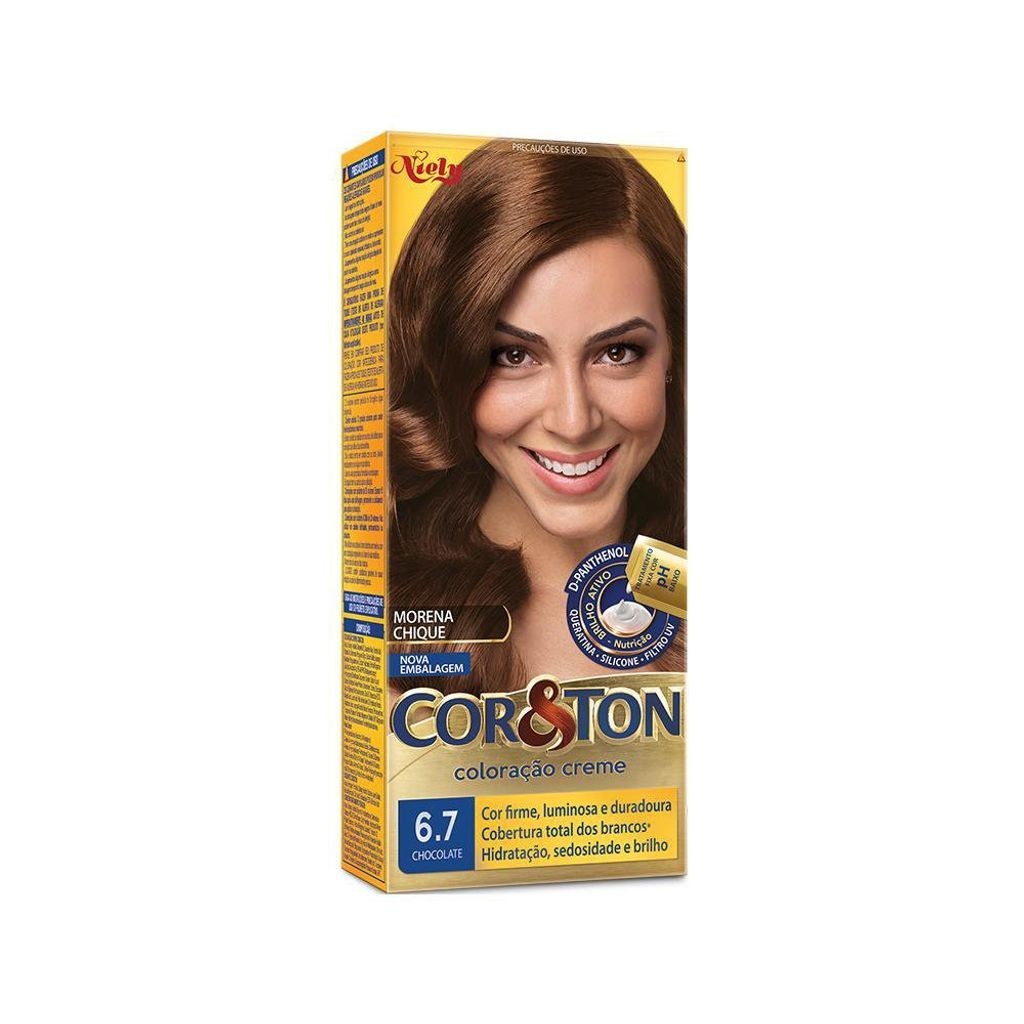 Coloração Niely Cor&Ton Chocolate 6.7 - Beauty