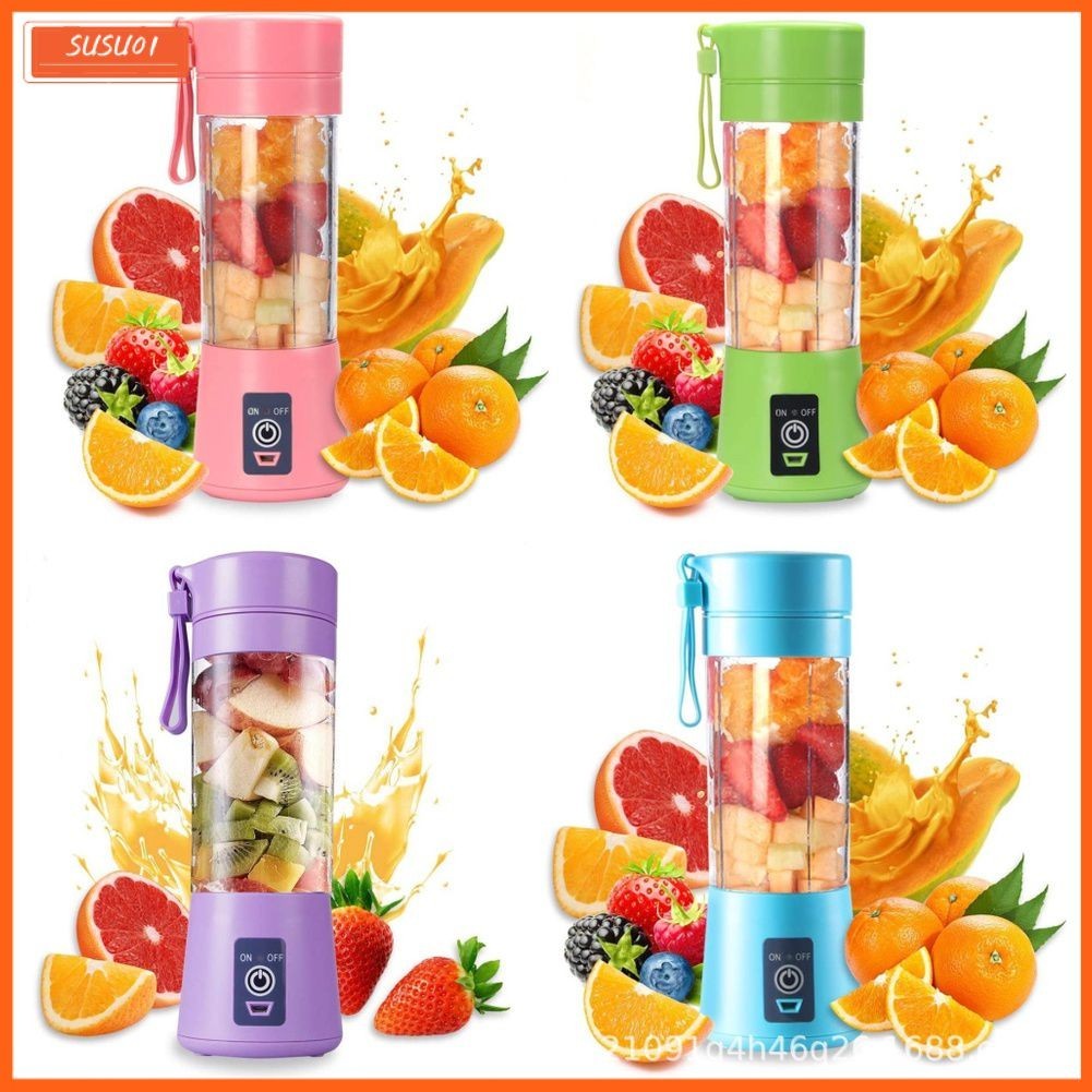 COD Mini espremedor elétrico portátil USB recarregável copo de suco de frutas SUSU01