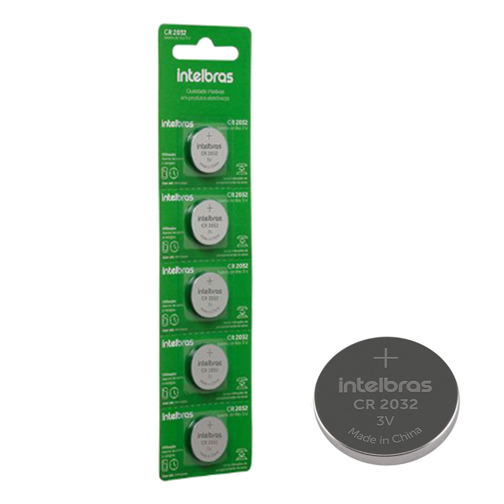 Kit 5 Bateria Cr2032 Para Balança Corporal Digital