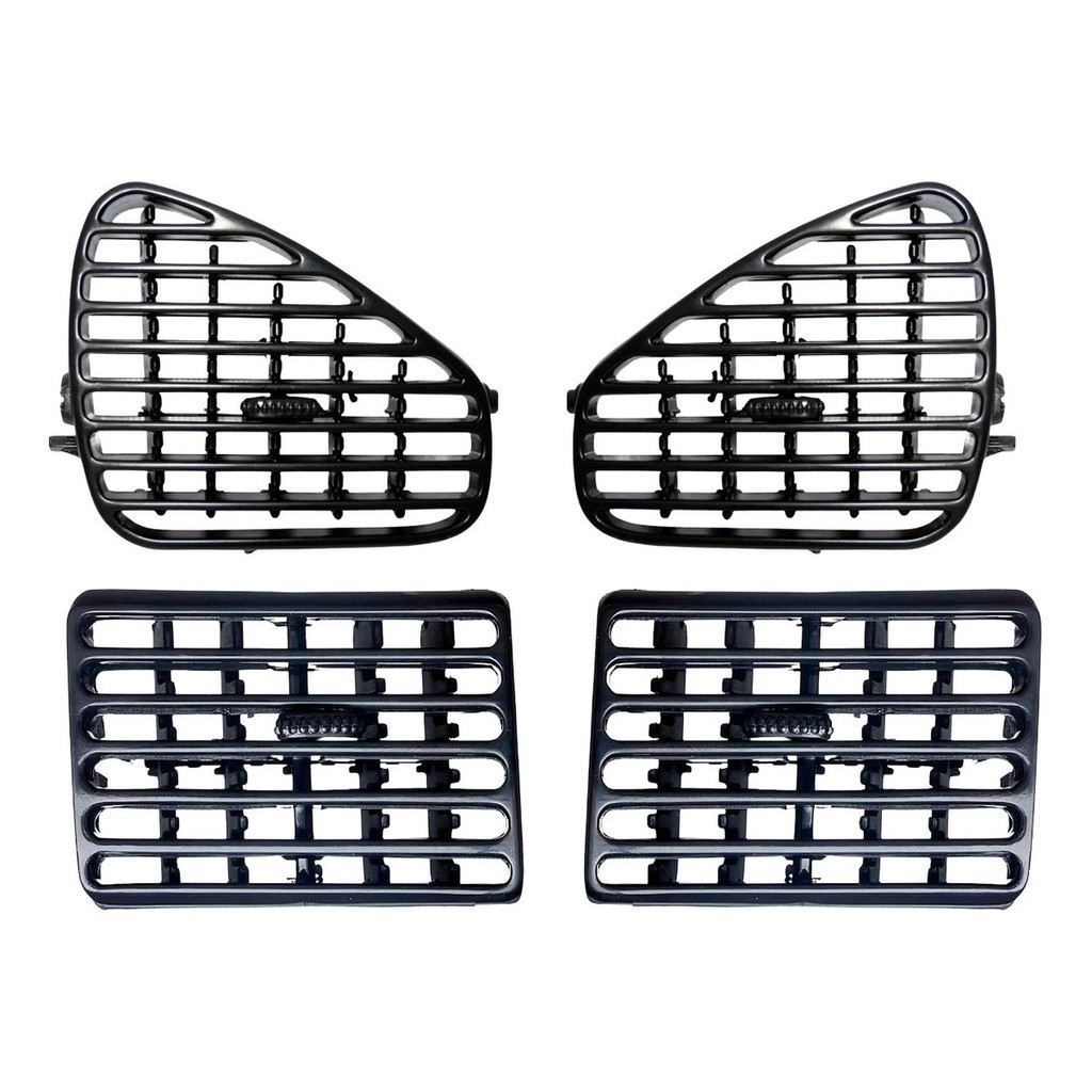 Kit Grade Tela Difusor Ar Palio 2001 2002 2003 A 2011 Preta em Oferta na Shopee