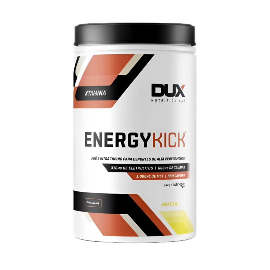 Energy Kick Pré Treino Sem Cafeína Pote 1kg - Dux Nutrition