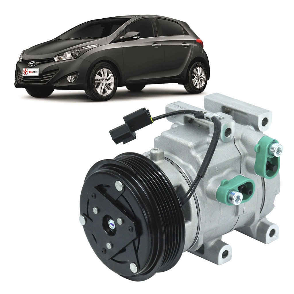 Compressor Ar Condicionado Hyundai Hb20 HB20s HB20x 1.6 2012 13 14 15 16 17 18 2019 Original Delphi - Spare Parts and Accessories for Vehicles