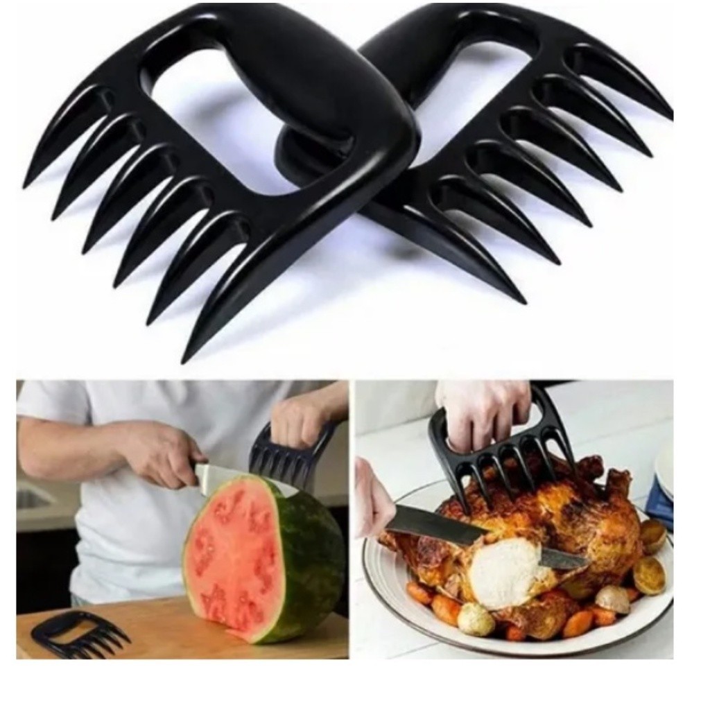 Garfo Desfiador Garra De Urso Para Churrasco 2 Peças