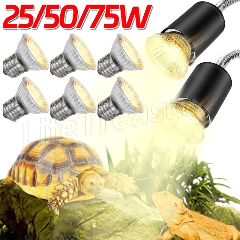 Lâmpada UVB Para Répteis 25/50/75W-Tartaruga Basking-De Aquecimento Animais De Estimação-Lagartos Anfíbios em Oferta na Shopee