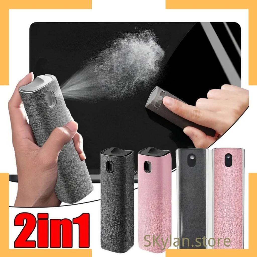 Tela do telefone móvel mais limpo spray computador tela do telefone móvel ferramenta removedor de poeira carro microfibra limpeza e polimento ferramenta em Oferta na Shopee