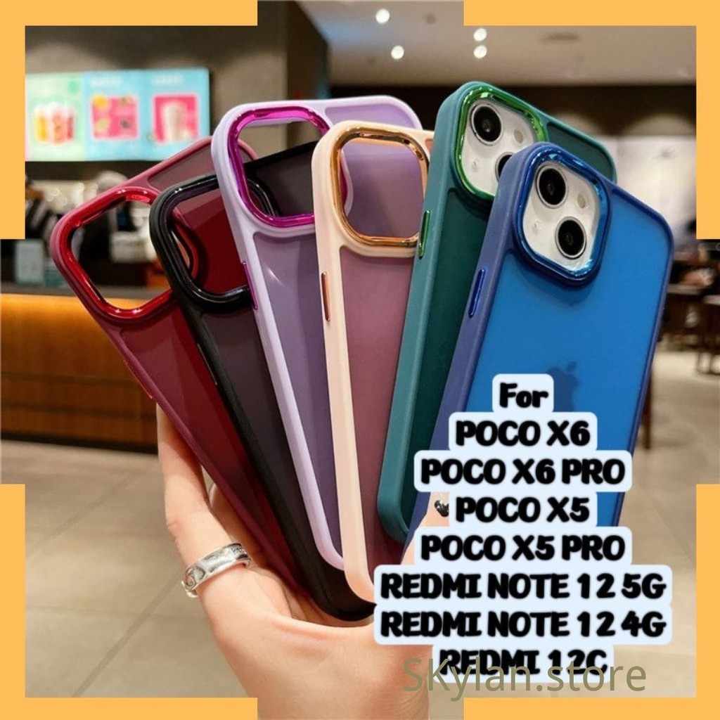 Capa Space Acrilico fosca Colorida Comaptivel Com XIAOMI REDMI POCO X6/X6 PRO /X