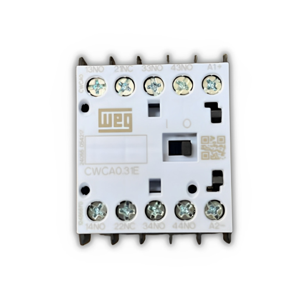 WEG Mini Contator Auxiliar Cwc 24VCC 10A 3NA 1NF CWCA0 31