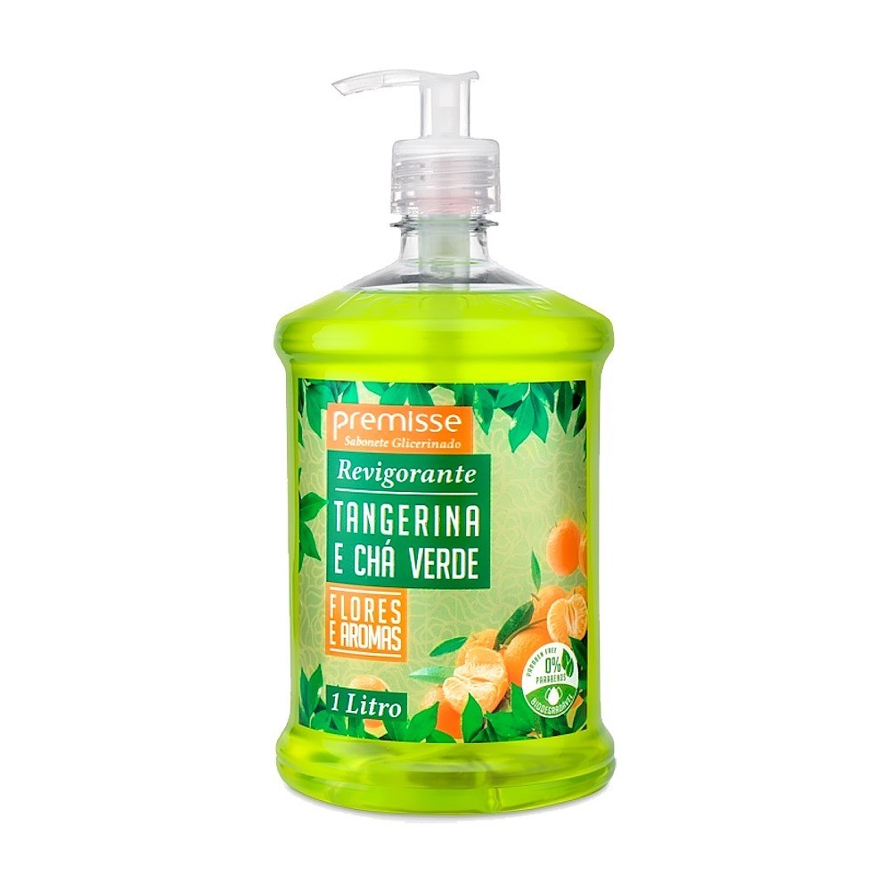 Sabonete líquido Premisse Tangerina e Chá Verde 1 litro