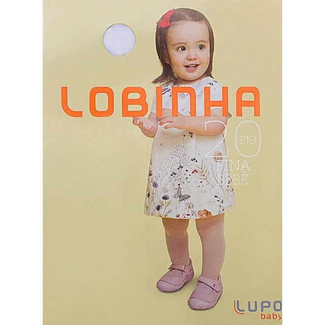 Meia Calça Infantil Bebê Fio 20 Lobinha Lupo Confortavel 2571 em Oferta na Shopee