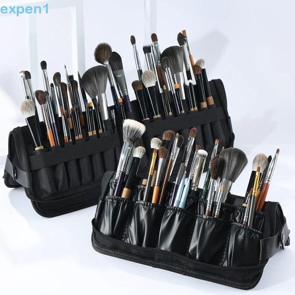 EXPEN Bolsa Para Pincel De Maquiagem , Suporte Portátil À Prova De Poeira , Capa Protetora Cosmético Standable em Oferta na Shopee