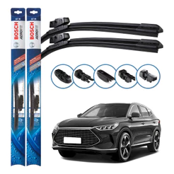 Par de Palhetas Limpador Parabrisa Multiclip Original Bosch BYD Song + 2023 E 2024