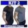 Kit 2 Camisetas Masculina Dry Fit
