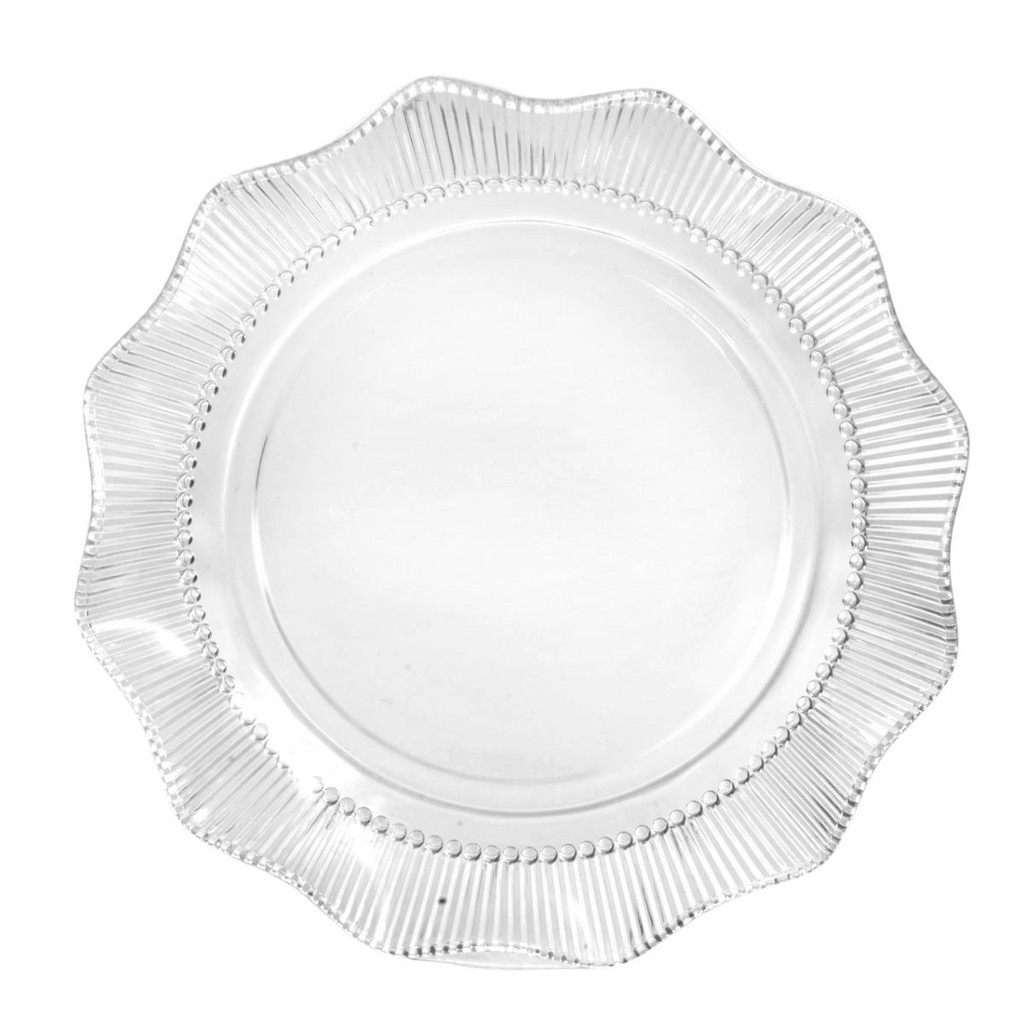 Prato Lynx Dia Vidro 33cm Elegância e para Sua Mesa