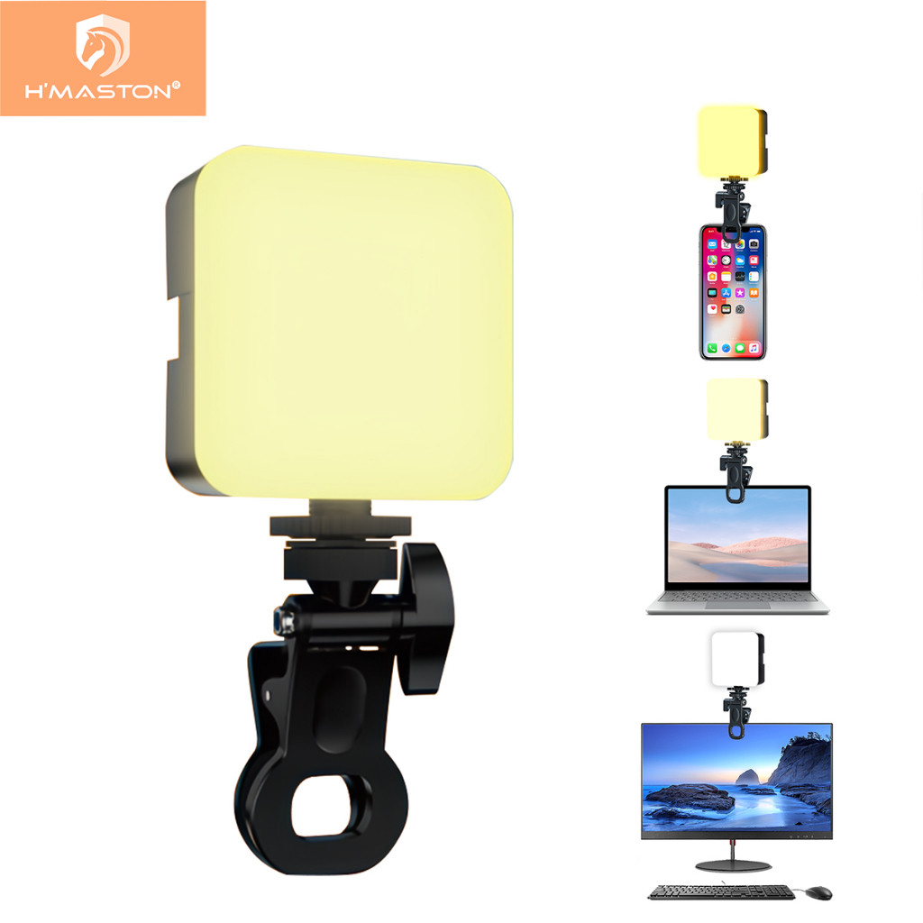 H'maston ZB02 Iluminação Fotográfica Noturna De Preenchimento LED Luz De Vídeo De Lâmpada Portátil