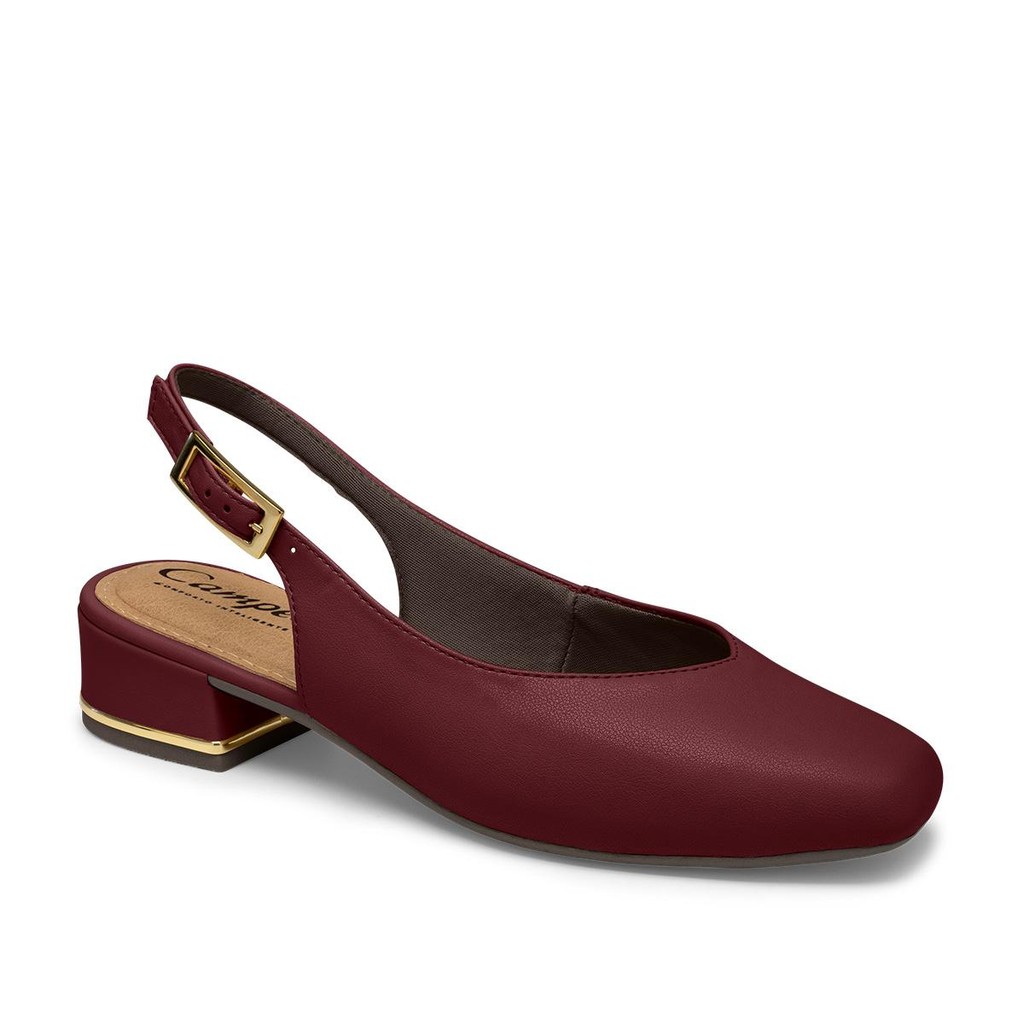 Sapato Campesí de Salto Bloco Feminino CP911 - Women Shoes