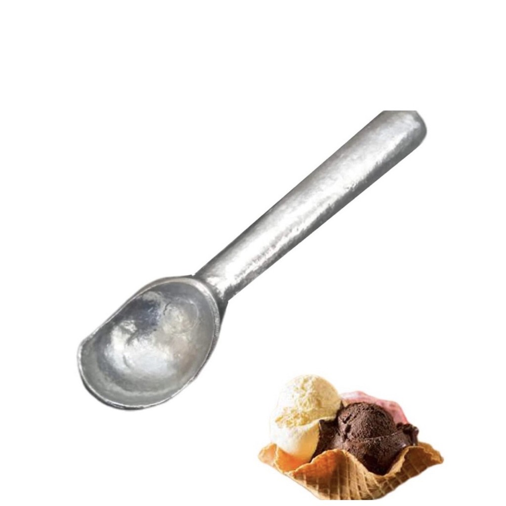 Colher Para Sorvete Em Alumínio Não entorta Boa Qualidade e Durabilidade [Envio Imediato] em Oferta na Shopee