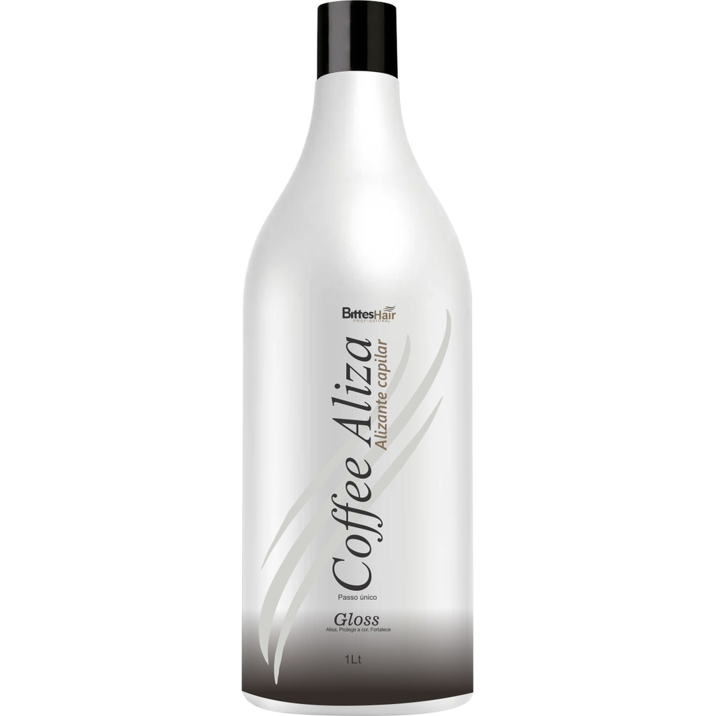 Progressiva Profissional Gloss Coffee Aliza Capilar Bittes Hair Profissional Alisamento 100%
