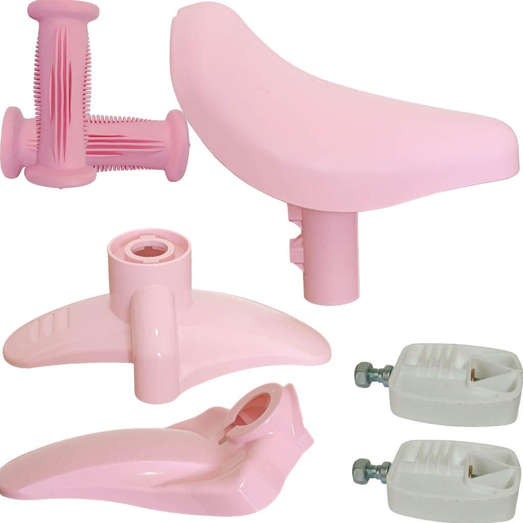 Kit Banco Punho Pedal Para Lama Bicicletas Aro12 Nathor