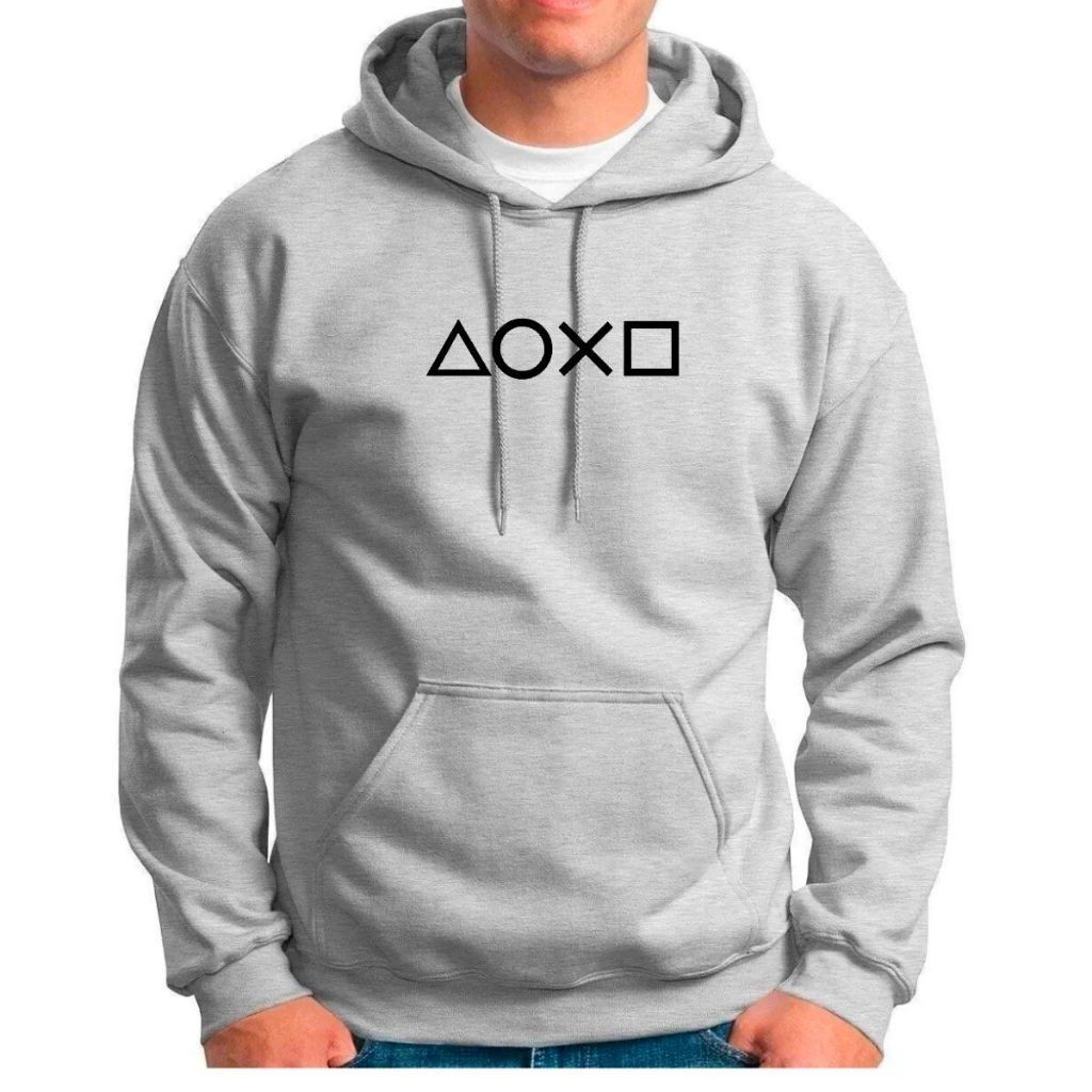 Blusa Moletom Playstation Console Ps Ps4 Ps5 Gamer Agasalho Capuz Oferta PS