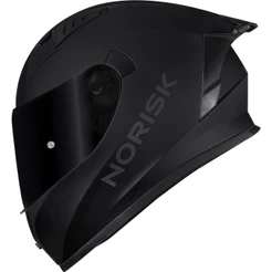 Capacete Norisk Flow Monocolor Preto fosco + 2 Viseiras + Aerofólio Spoiler