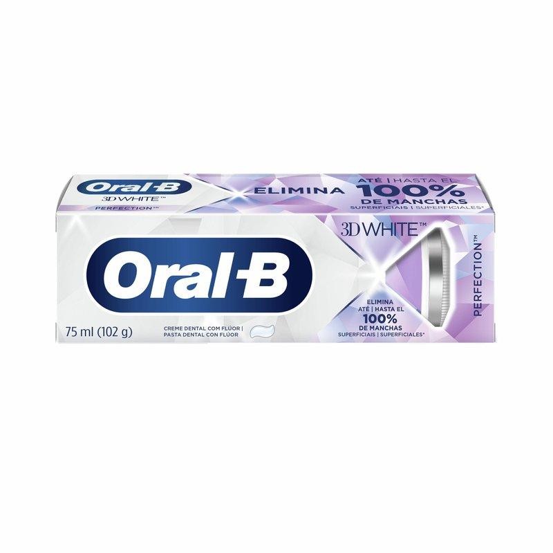 Creme Dental Oral-B 3D White Perfection 102g - Health