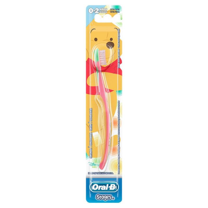 Escova Dental Infantil Oral-B Stages 0 a 2 Anos 1 Unidade Escova Dental Infantil Oral-B Stages 0 a 2 Anos 1 Unidade